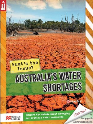 cover image of What's the Issue?: Australia's Water Shortages